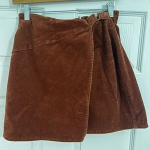 SO Rust Corduroy Skirt 13/31W